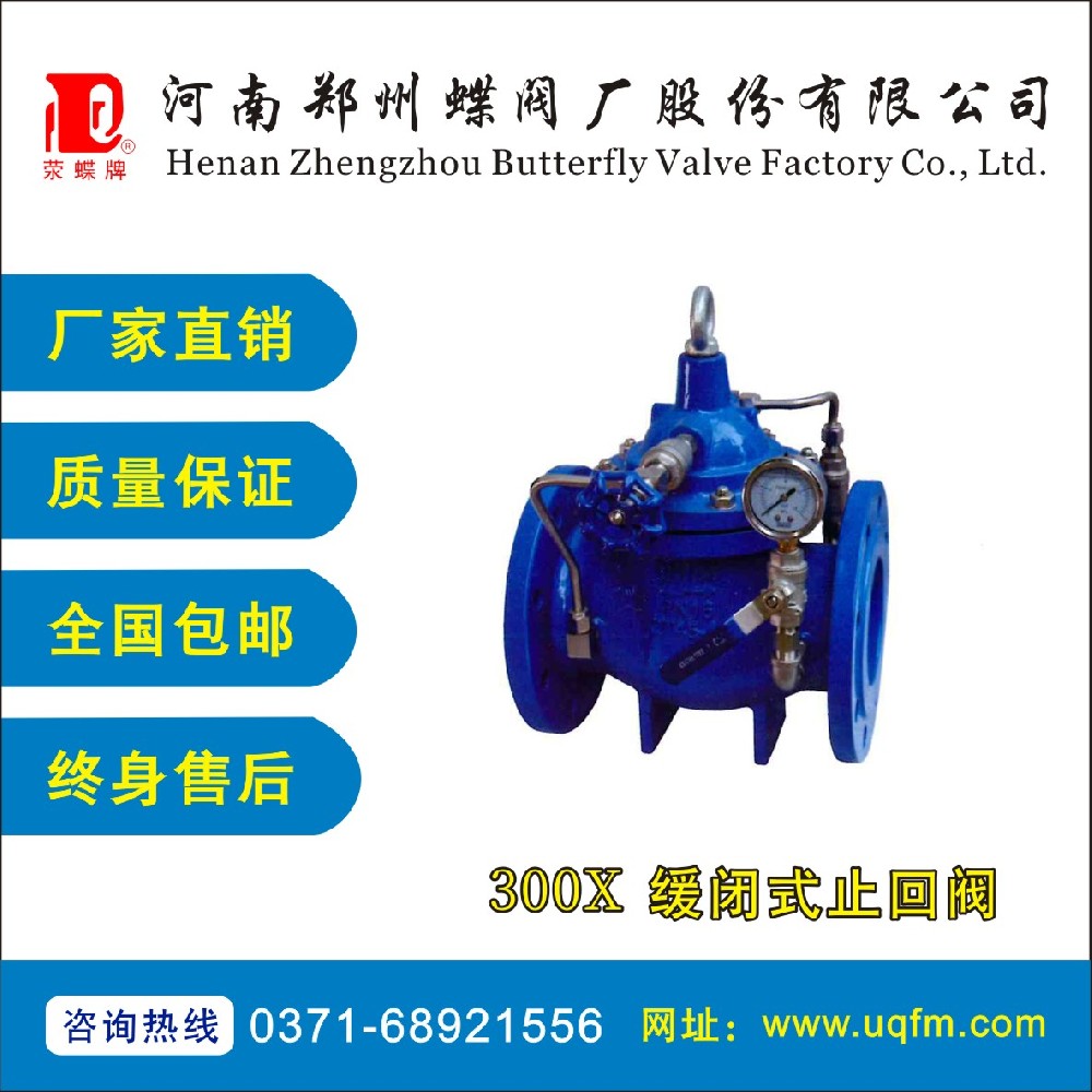 300X緩閉式止回閥